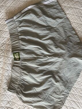 Daily Drills Gray Elastic Waist Pull-On Shorts